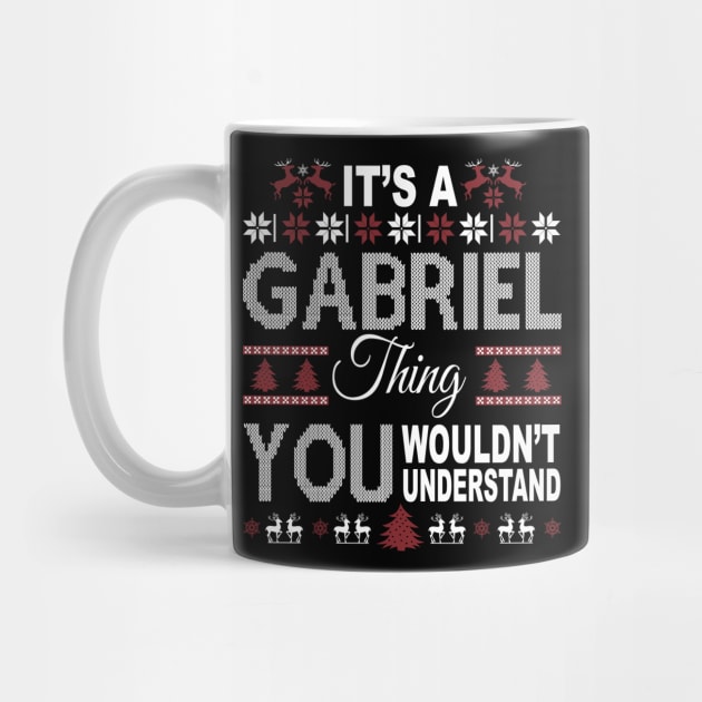 It's GABRIEL Thing You Wouldn't Understand Xmas Family Name by Salimkaxdew